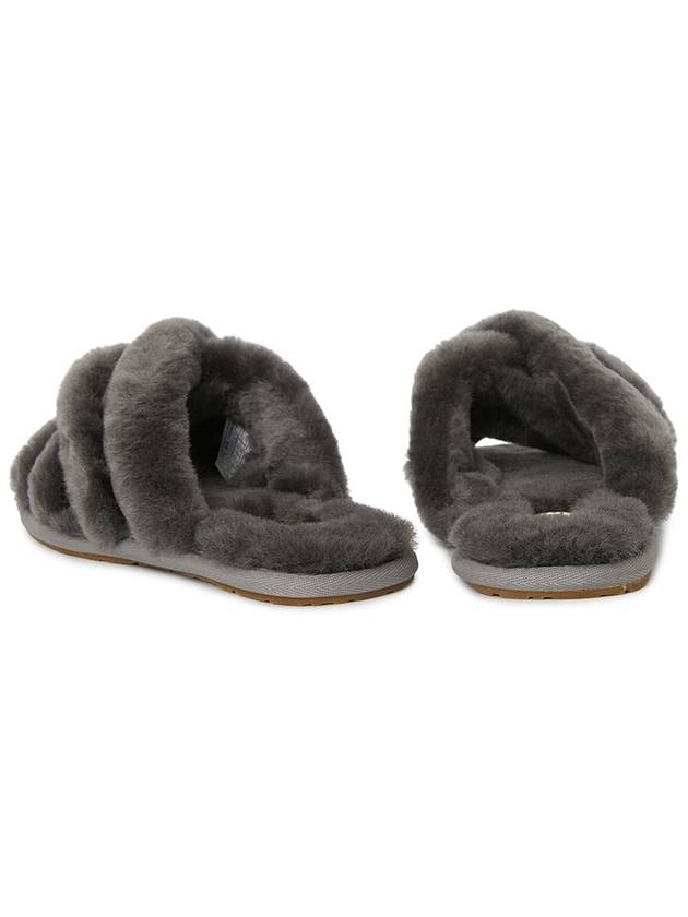 Scuffita Fur Slippers Grey - UGG - BALAAN 7