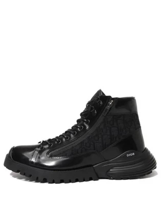 Combat Oblique Ankle Boots Black - DIOR - BALAAN 2