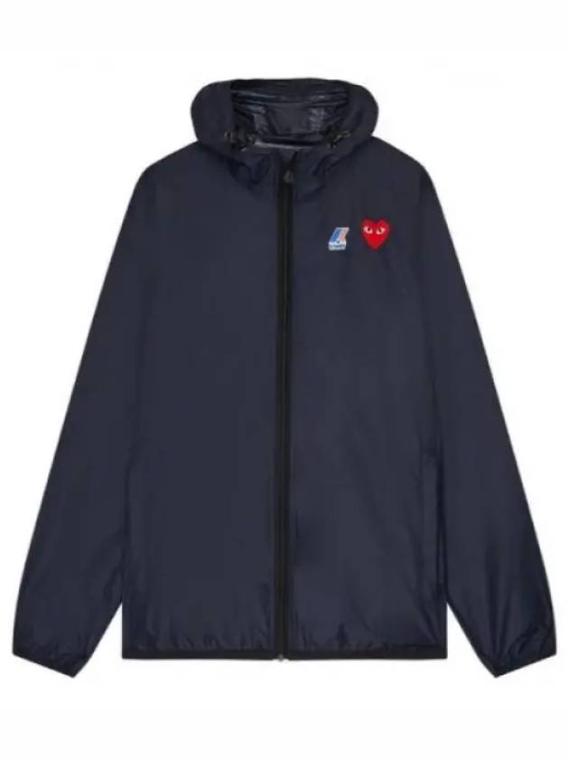 Logo Patch Windbreaker Navy - COMME DES GARCONS - BALAAN 2