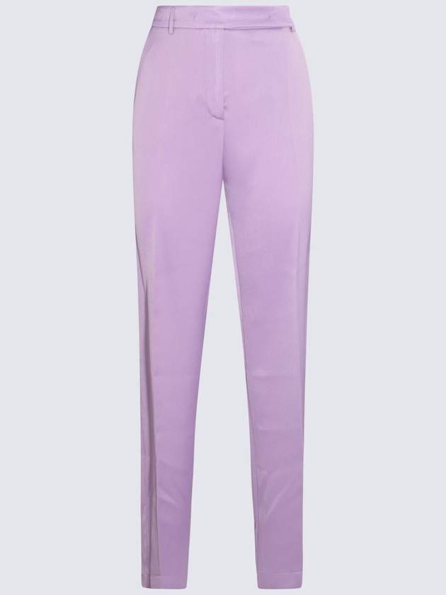 Hebe Studio Lilac Viscose The Lover Pants - HEBE STUDIO - BALAAN 1