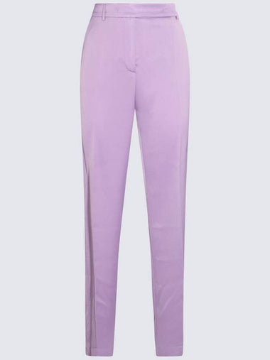 Hebe Studio Lilac Viscose The Lover Pants - HEBE STUDIO - BALAAN 1