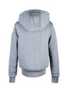 Fashion Bunny Fur Zip Up Hoodie Grey - MOOSE KNUCKLES - BALAAN 4