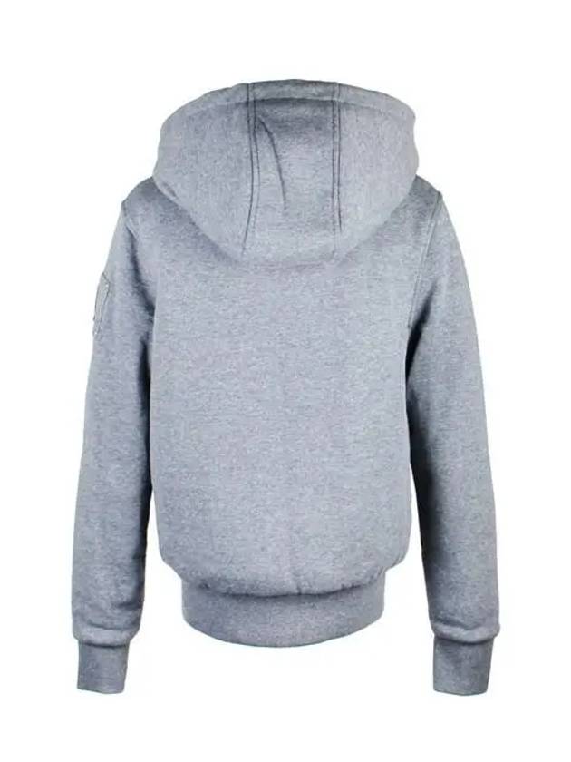 Fashion Bunny Fur Zip Up Hoodie Grey - MOOSE KNUCKLES - BALAAN 4