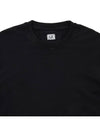 Cotton Fleece Sweatshirt Black - CP COMPANY - BALAAN 4