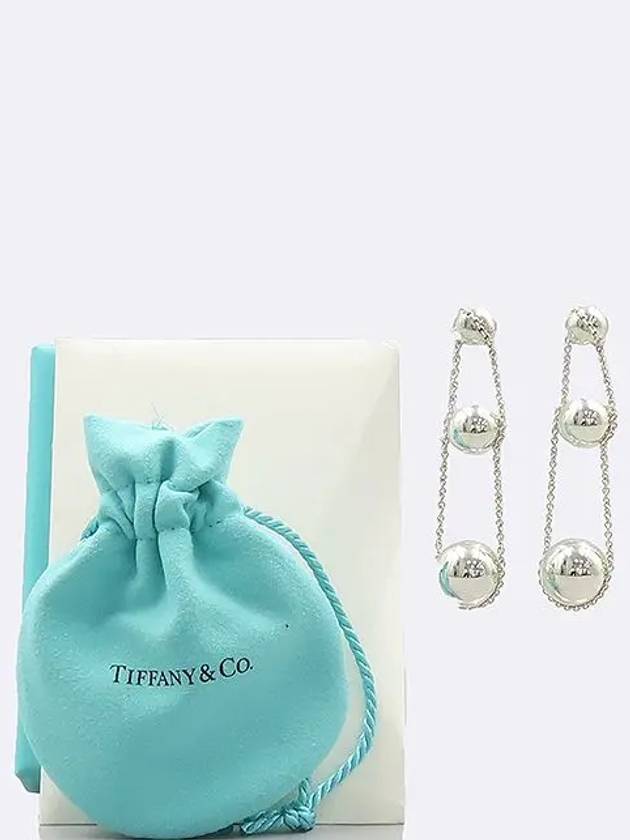 Tiffany 60979561 925 Silver Hardware Triple Drop Earrings - TIFFANY & CO. - BALAAN 4