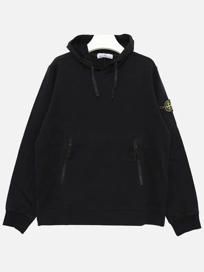 Cotton Waffen Patch Hoodie Navy - STONE ISLAND - BALAAN 2