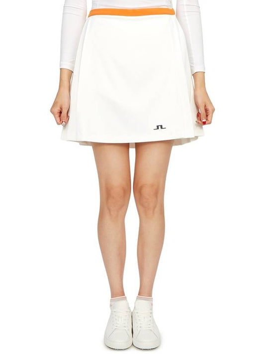 Women's Sierra Pleated Skirt White - J.LINDEBERG - BALAAN 2