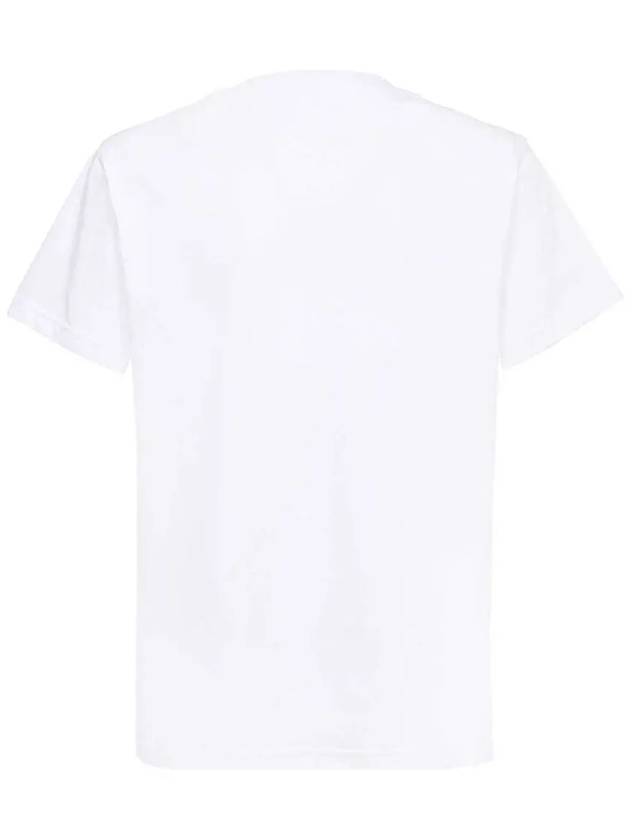 Print Short Sleeve T-Shirt White - CHLOE - BALAAN 4