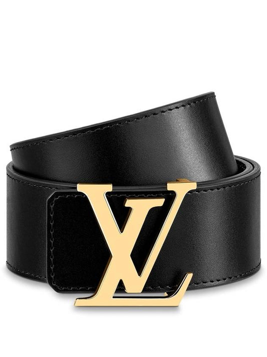 Initiales 40mm Reversible Leather Belt Brown Black - LOUIS VUITTON - BALAAN.