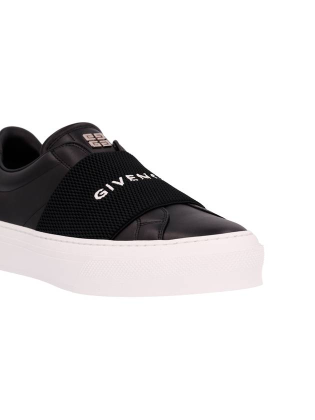 City Court Band Logo Low Top Sneakers Black - GIVENCHY - BALAAN 6