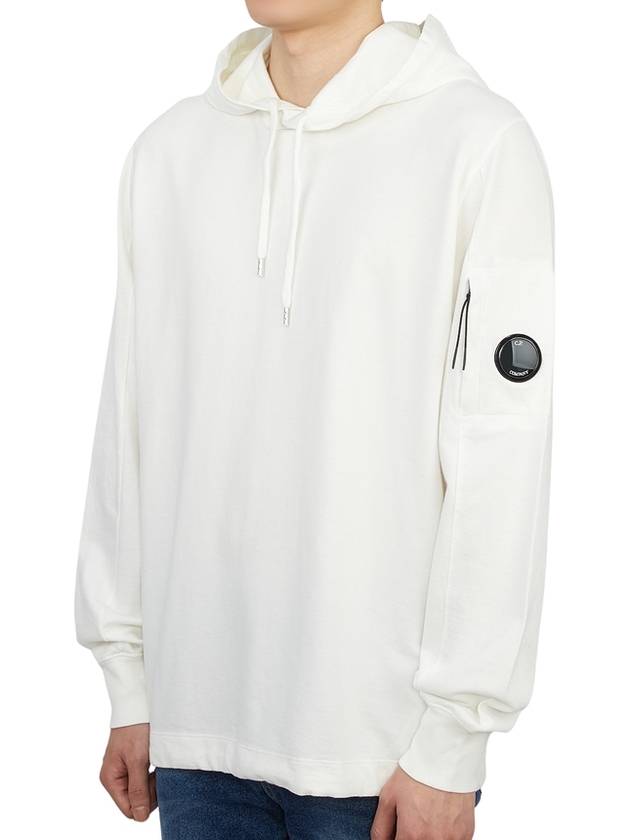 Lightweight Cotton Hoodie White - CP COMPANY - BALAAN 3