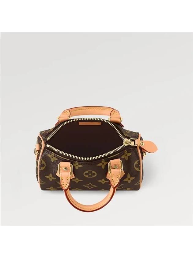 Nano Speedy Monogram Tote Bag Brown - LOUIS VUITTON - BALAAN 4