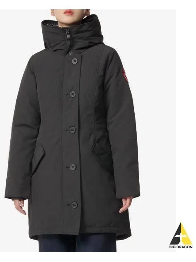 Rossclair Hooded Padding Black - CANADA GOOSE - BALAAN 2