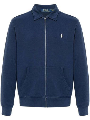 Embroidery Pony Logo Zip-Up Jacket Cruise Navy - POLO RALPH LAUREN - BALAAN 1