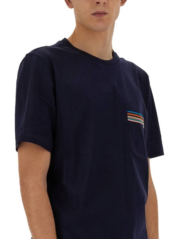 23 fw Signature Stripe T-Shirt M1R 306U H0008849 B0040494692 - PAUL SMITH - BALAAN 7