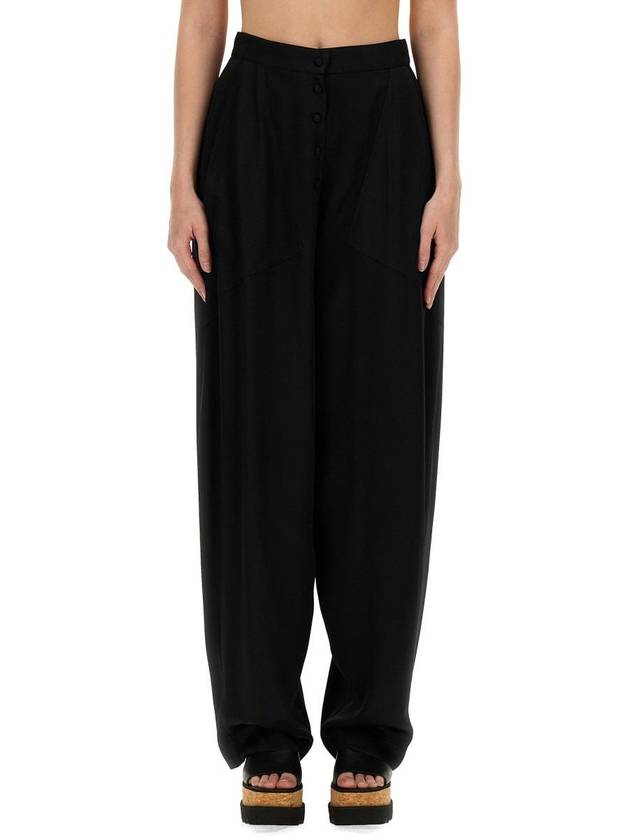 straight pants 640187 3BU3701000 BLACK - STELLA MCCARTNEY - BALAAN 2