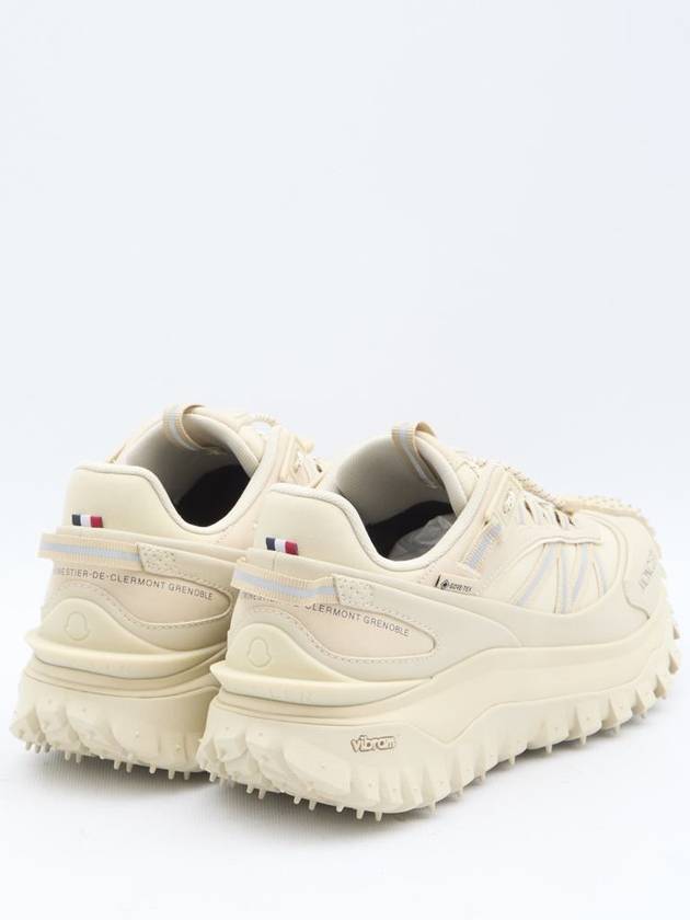 Logo low top sneakers beige - MONCLER - BALAAN 4