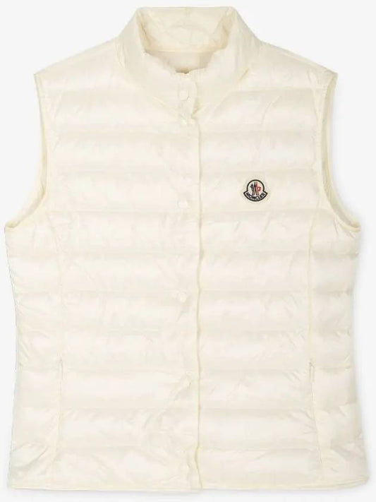 Women's Logo Patch White Padded Vest 1A10200 53048 034 - MONCLER - BALAAN 2