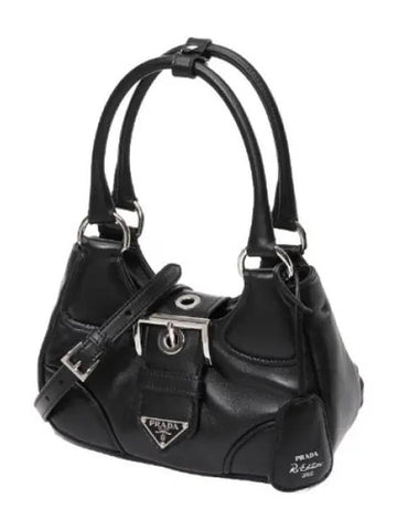 Moon Padded Nappa Leather Bag Women Shoulder - PRADA - BALAAN 1