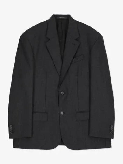 Pinstripe Wool Blazer Jacket Black - BALENCIAGA - BALAAN 2