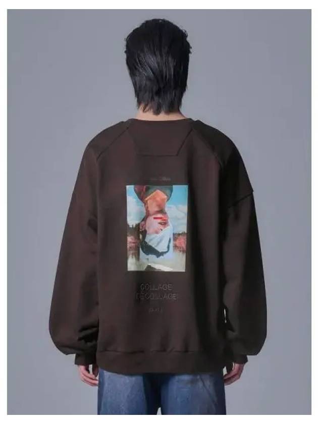 Wilkin Never Are Meant To Be Graphic Sweatshirt Brown Domestic Product GM0024032936264 - JUUN.J - BALAAN 1