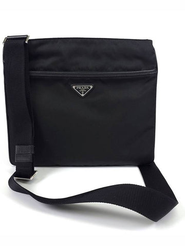 2VH053 Triangular logo messenger cross bag - PRADA - BALAAN 1