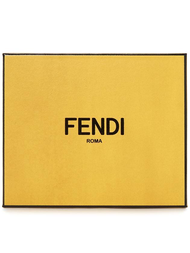 FF Logo Card Wallet Brown - FENDI - BALAAN 6