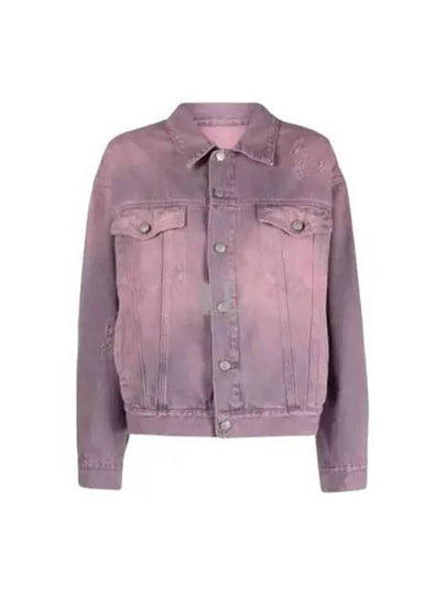 Distressed Button Denim Jacket Pink - MAISON MARGIELA - BALAAN 2