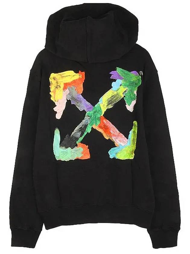 Men's Brush Arrow Hoodie Black - OFF WHITE - BALAAN 4