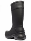 Women's Crocs Rubber Long Boots Black - BALENCIAGA - BALAAN 4