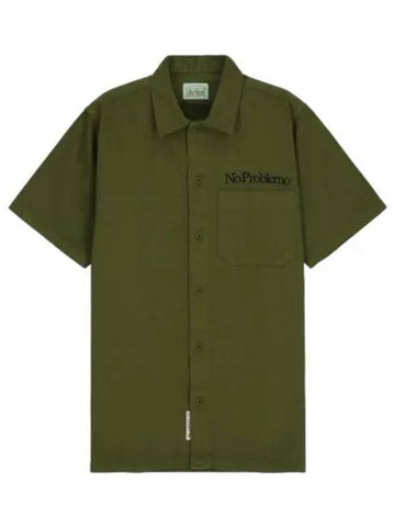 Aries Mini Problem Uniform Shirt Olive - ARIES - BALAAN 1