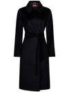 Women's Bcollag Wool Double Coat Black - MAX MARA - BALAAN 1