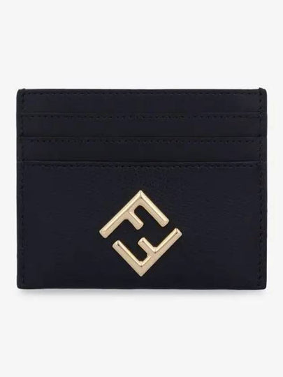 FF Diamond Card Wallet Black - FENDI - BALAAN 2