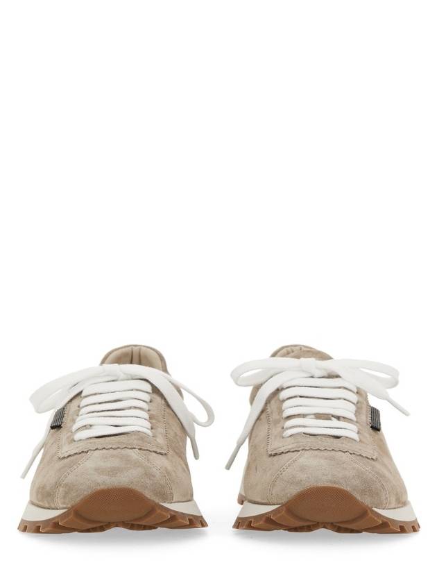 suede low top sneakers brown - BRUNELLO CUCINELLI - BALAAN 7