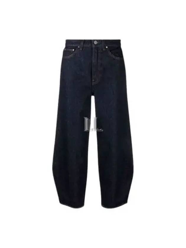 Tapered Crop Jeans Blue - TOTEME - BALAAN 2