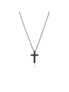 20062159 Metropolitan Cross 18K White Gold Necklace - DAMIANI - BALAAN 1