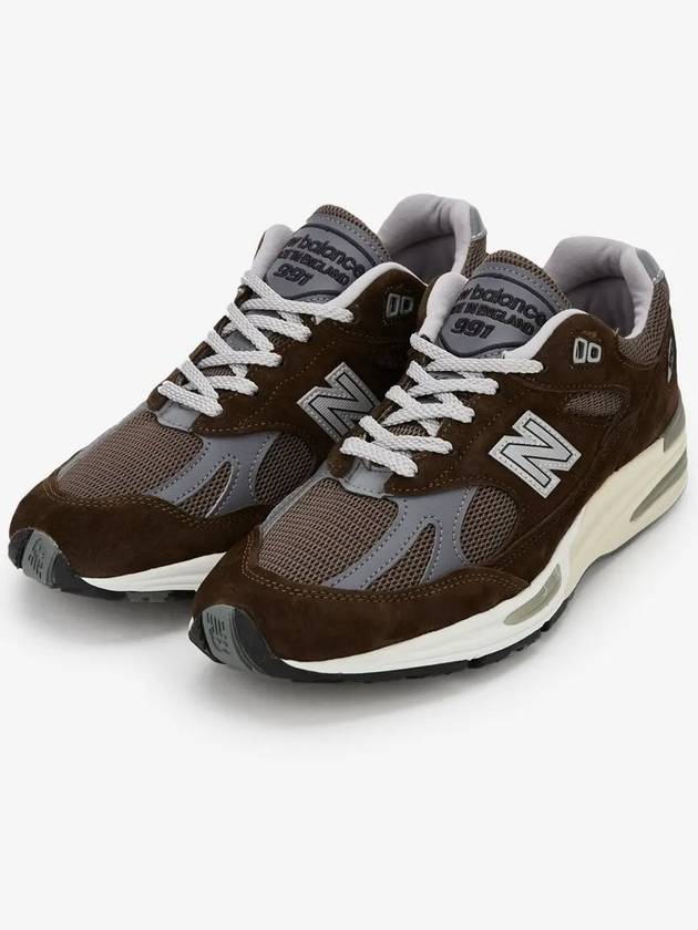 991V2 Low-Top Sneakers Brown - NEW BALANCE - BALAAN 3