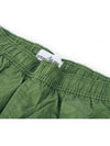 Men's Logo Patch Nylon Swim Shorts Sage Green - STONE ISLAND - BALAAN.