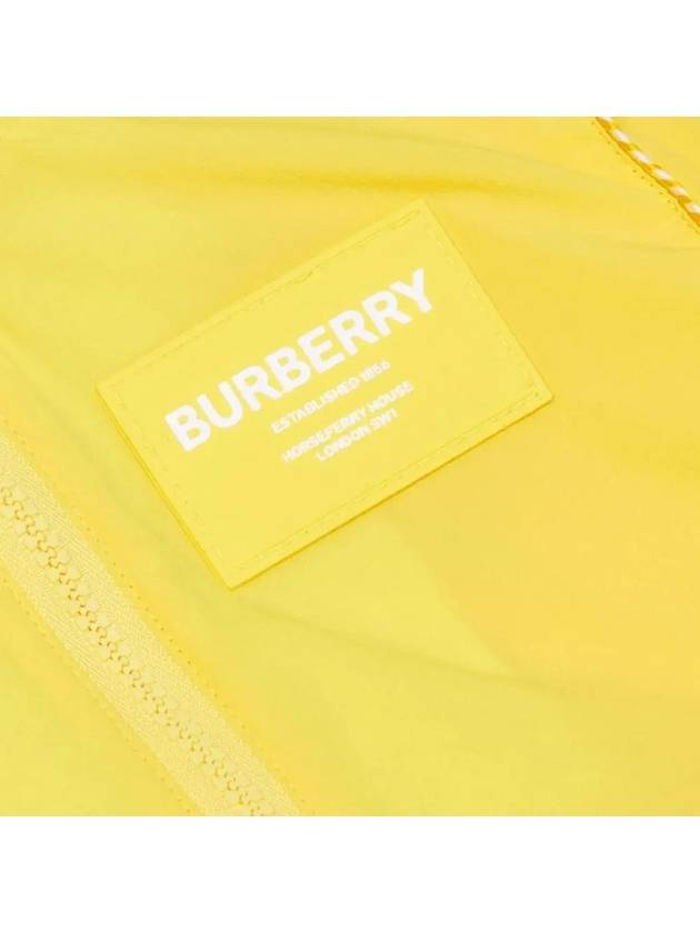 Kids Logo Hooded Jacket Yellow 8051421 - BURBERRY - BALAAN 4