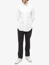 Men's Oxford Classic Fit Long Sleeve Shirt White - THOM BROWNE - BALAAN 7