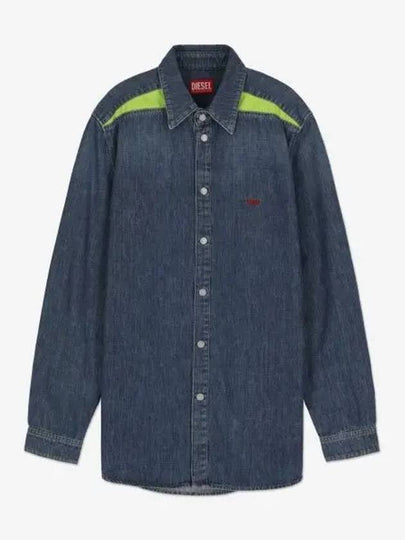 Panel Denim Shirt A11402068GS - DIESEL - BALAAN 2