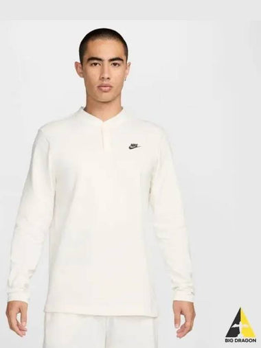 Man Club Long Sleeve Henry 133 - NIKE - BALAAN 1