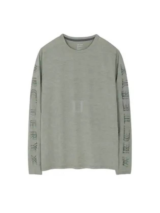 Men's Cormac Logo Long Sleeve T-Shirt Grey - ARC'TERYX - BALAAN 2