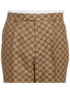 GG Supreme Linen Straight Pants Beige - GUCCI - BALAAN 7