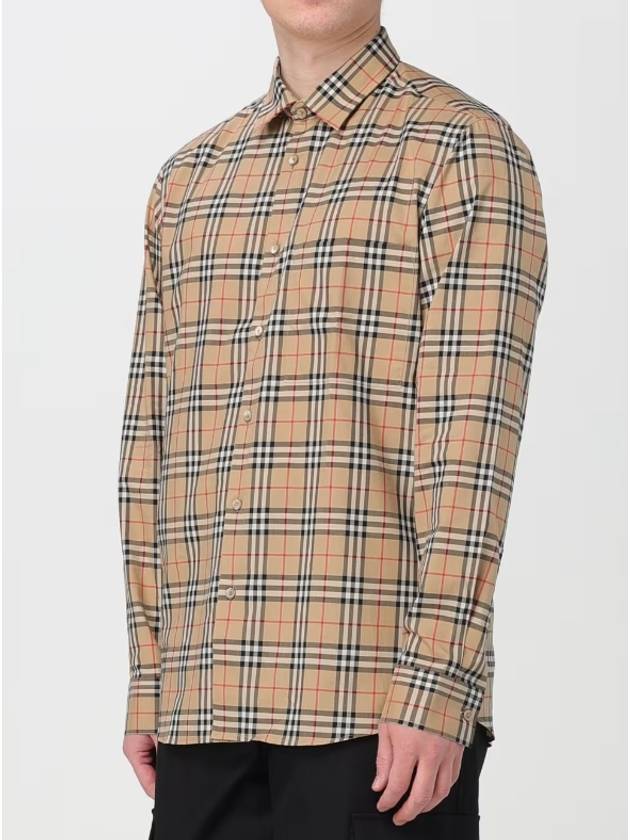 Vintage Check Pattern Long Sleeve Shirt Beige - BURBERRY - BALAAN 5