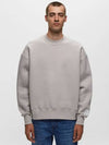 Alexandre Mattiussi Embroidered Logo Sweatshirt Pearl Grey - AMI - BALAAN 4