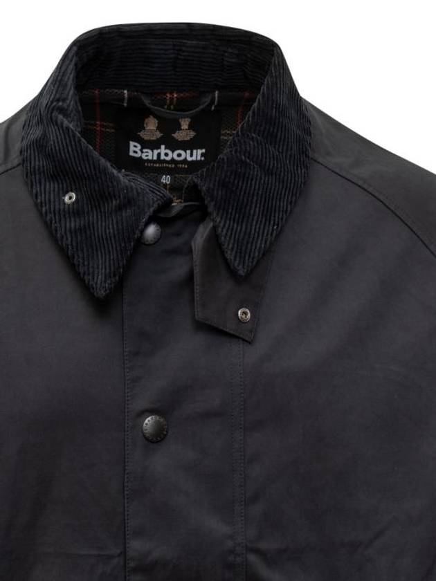 OS Transporter Casual Zip Up Jacket Navy - BARBOUR - BALAAN 5