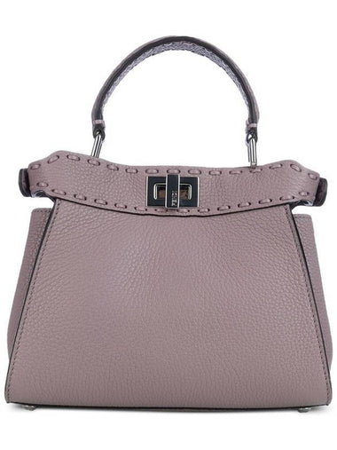 Peekaboo Mini Tote Bag Pink - FENDI - BALAAN 1