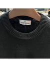 Kids Wappen Patch Wool Knit Sweater Black 7716502A1 V0029 - STONE ISLAND - BALAAN 4