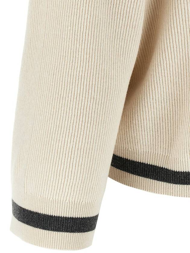 Sweater M12192602 CUH69 BUTTER - BRUNELLO CUCINELLI - BALAAN 5